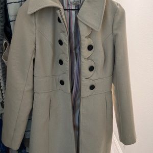 Jacket long beige Medium French style